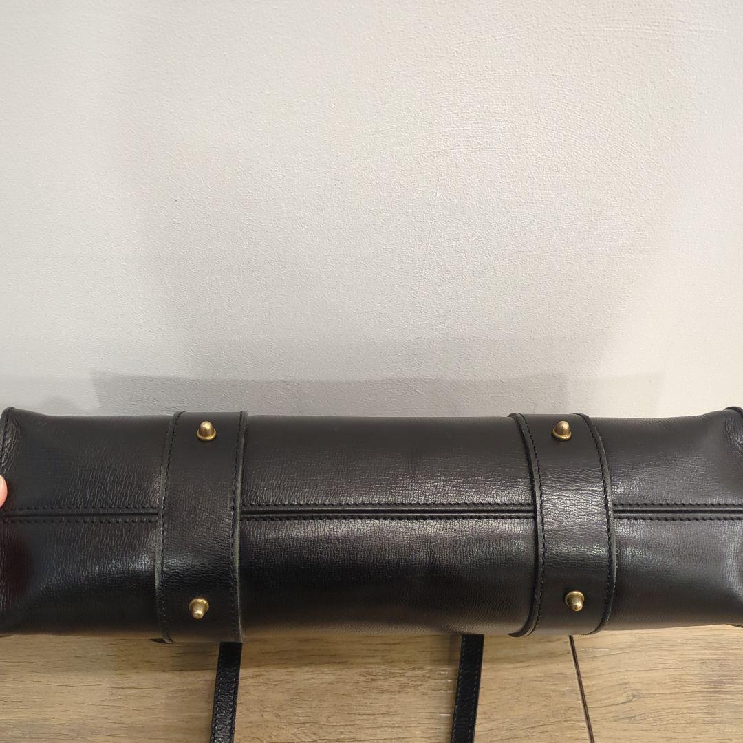 バッグ Felisi Black Leather Tote Handbag 13-44