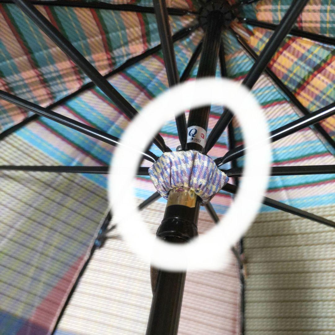 ヴィヴィアンウエストウッド　チェック柄 マルチカラー 長傘