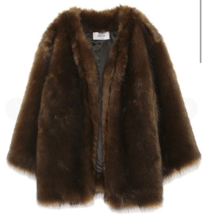 【41,800円→10,000円】FRAI I.D ミンク調ファーコート
