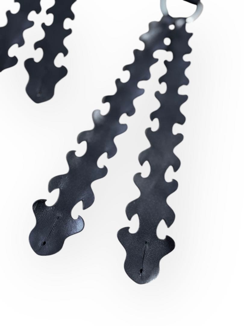 希少 yohji yamamoto 18AW レザーサスペンダー 野田洋次郎着用