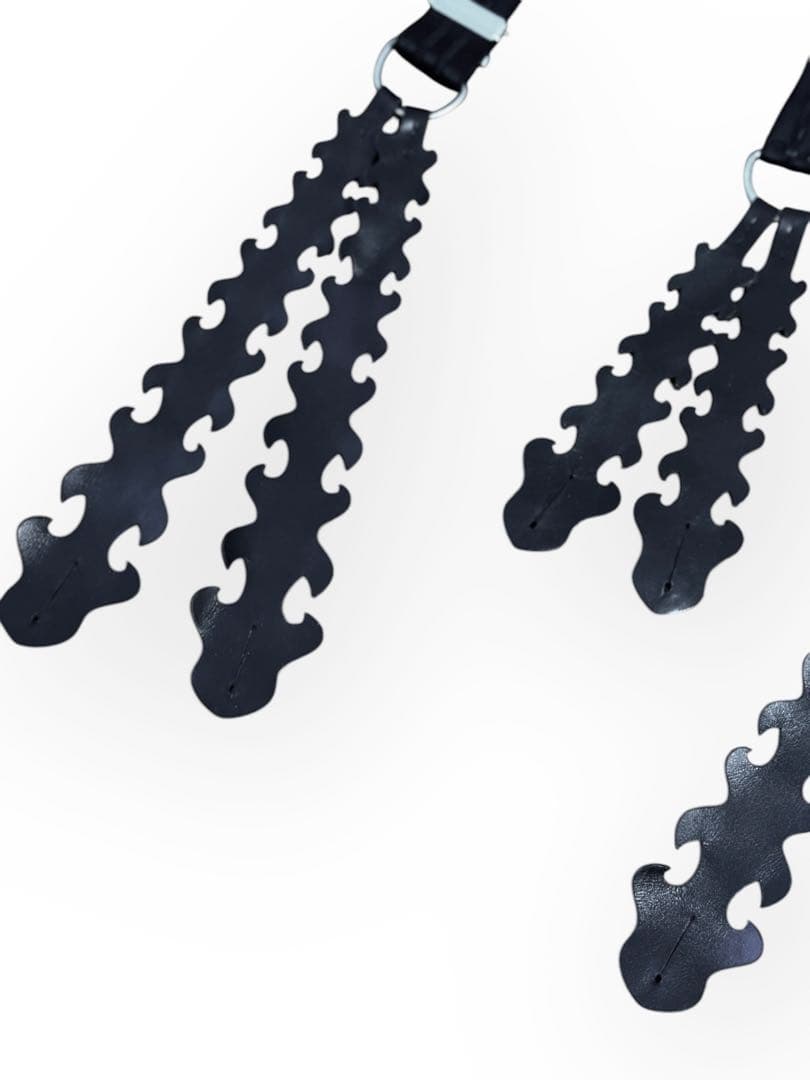 希少 yohji yamamoto 18AW レザーサスペンダー 野田洋次郎着用