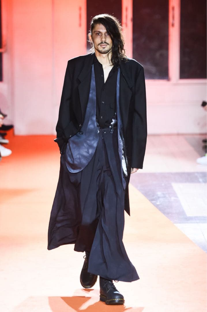 希少 yohji yamamoto 18AW レザーサスペンダー 野田洋次郎着用