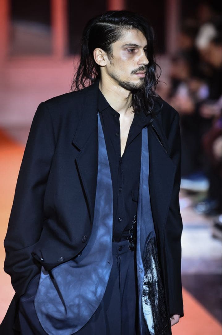希少 yohji yamamoto 18AW レザーサスペンダー 野田洋次郎着用