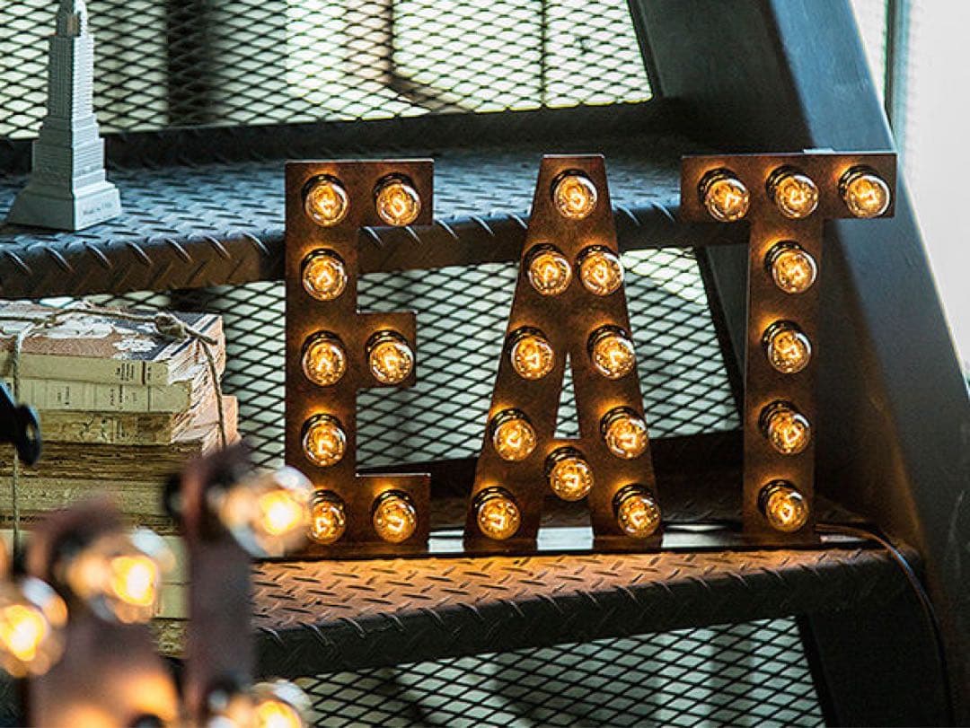 ART WORK STUDIO カフェライト　EAT照明(12月末処分予定)