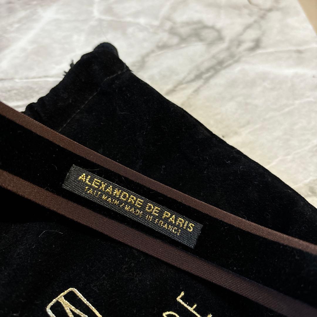 ALEXANDRE DE PARISカチューシャブラウン