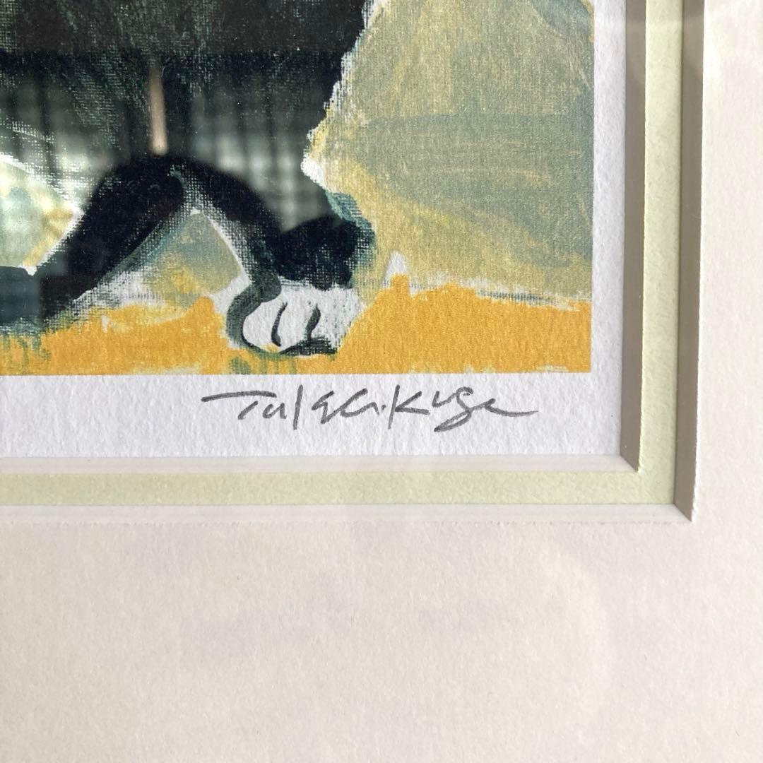 久下貴史 マンハッタナーズ 版画 NY猫絵暦11月