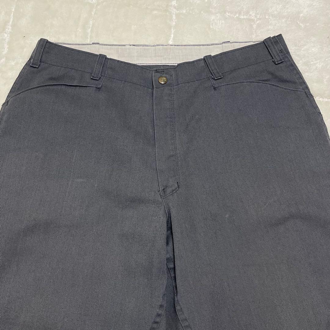 BEN DAVIS 80s 黄タグ フリスコパンツ グレー USA製 W36