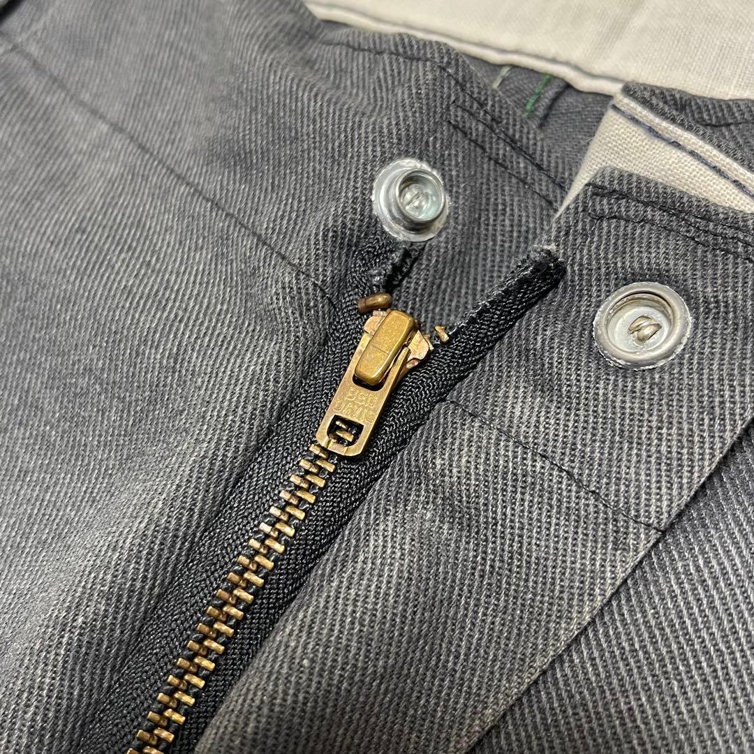 BEN DAVIS 80s 黄タグ フリスコパンツ グレー USA製 W36