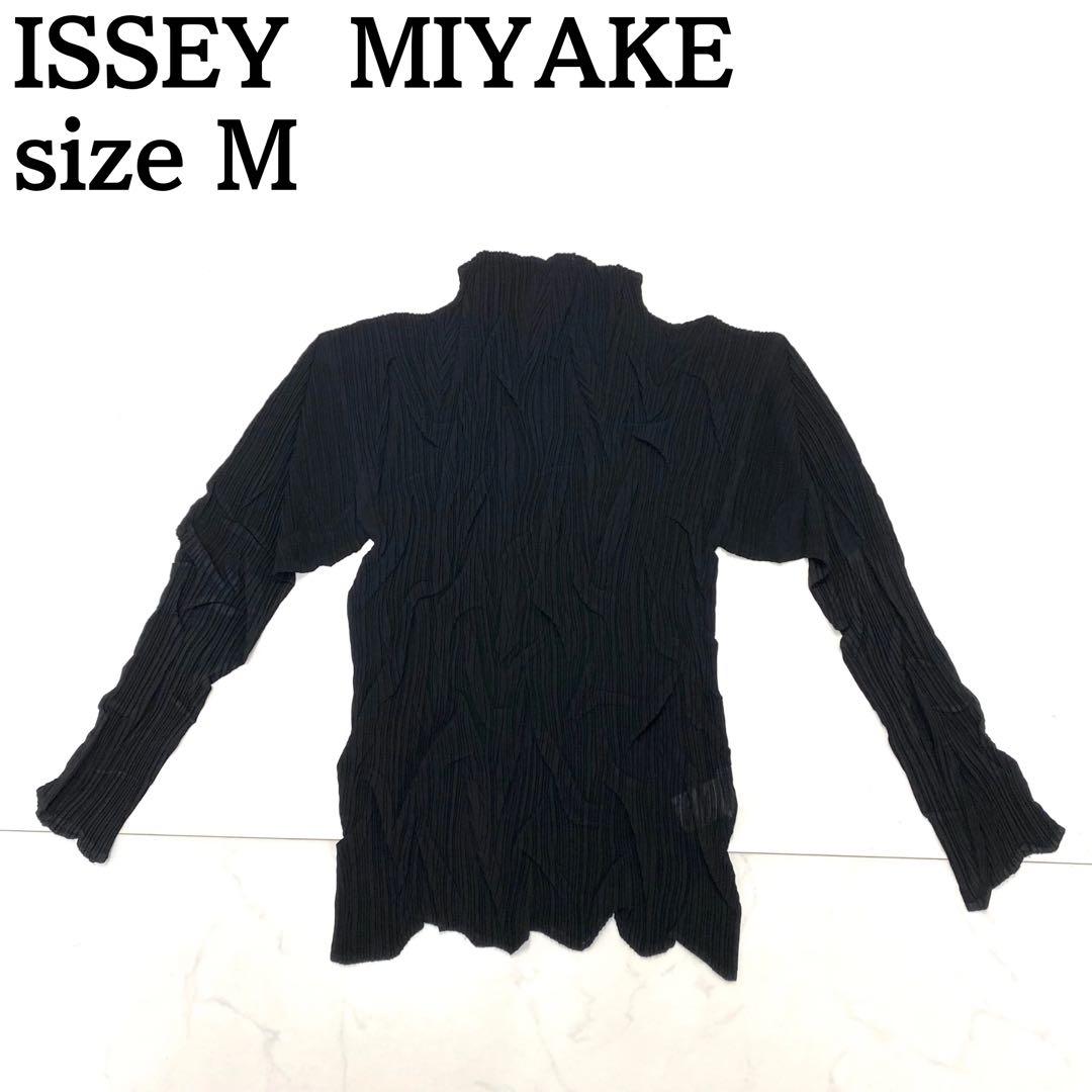 希少★ISSEY MIYAKE イッセイミヤケ ハイネックカットソー プリーツM