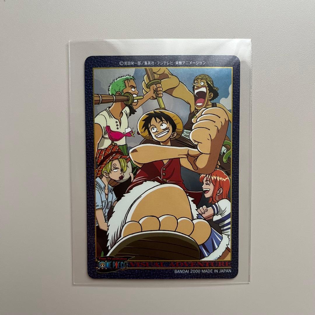 ワンピースカードダス　ビジュアルアドベンチャー　ナミ　ルフィ　ゾロ　サンジ