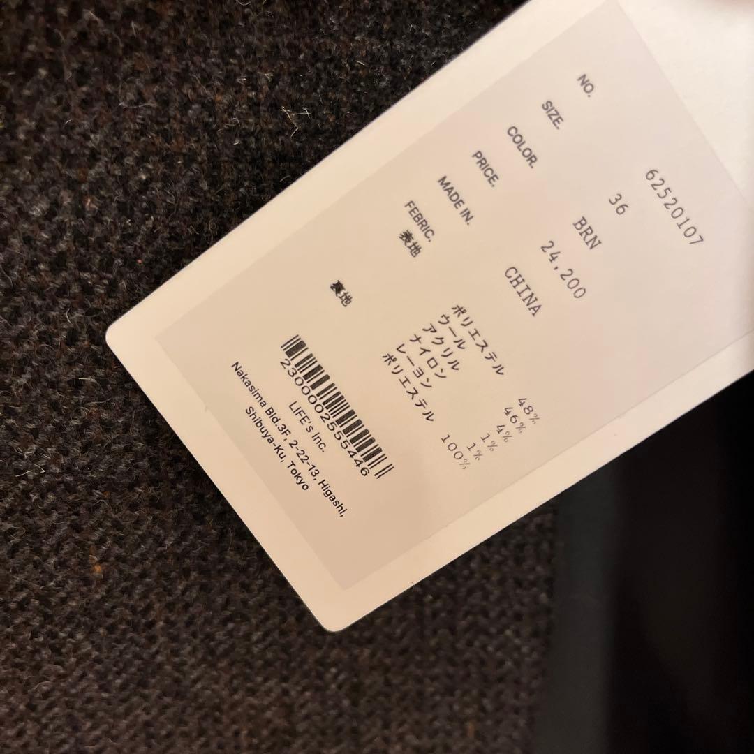 anuke ブラウン テーラードジャケット