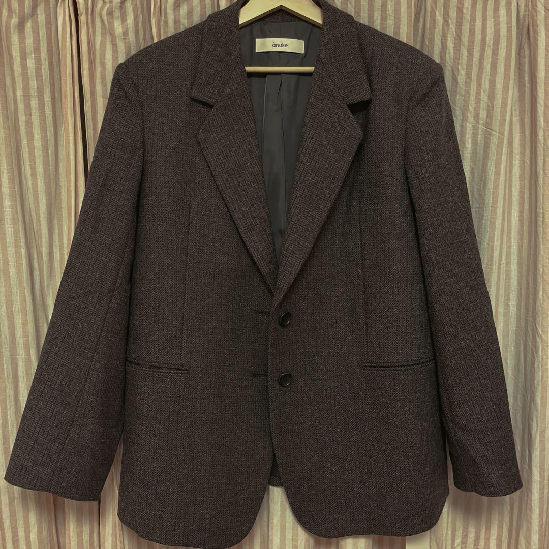 anuke ブラウン テーラードジャケット