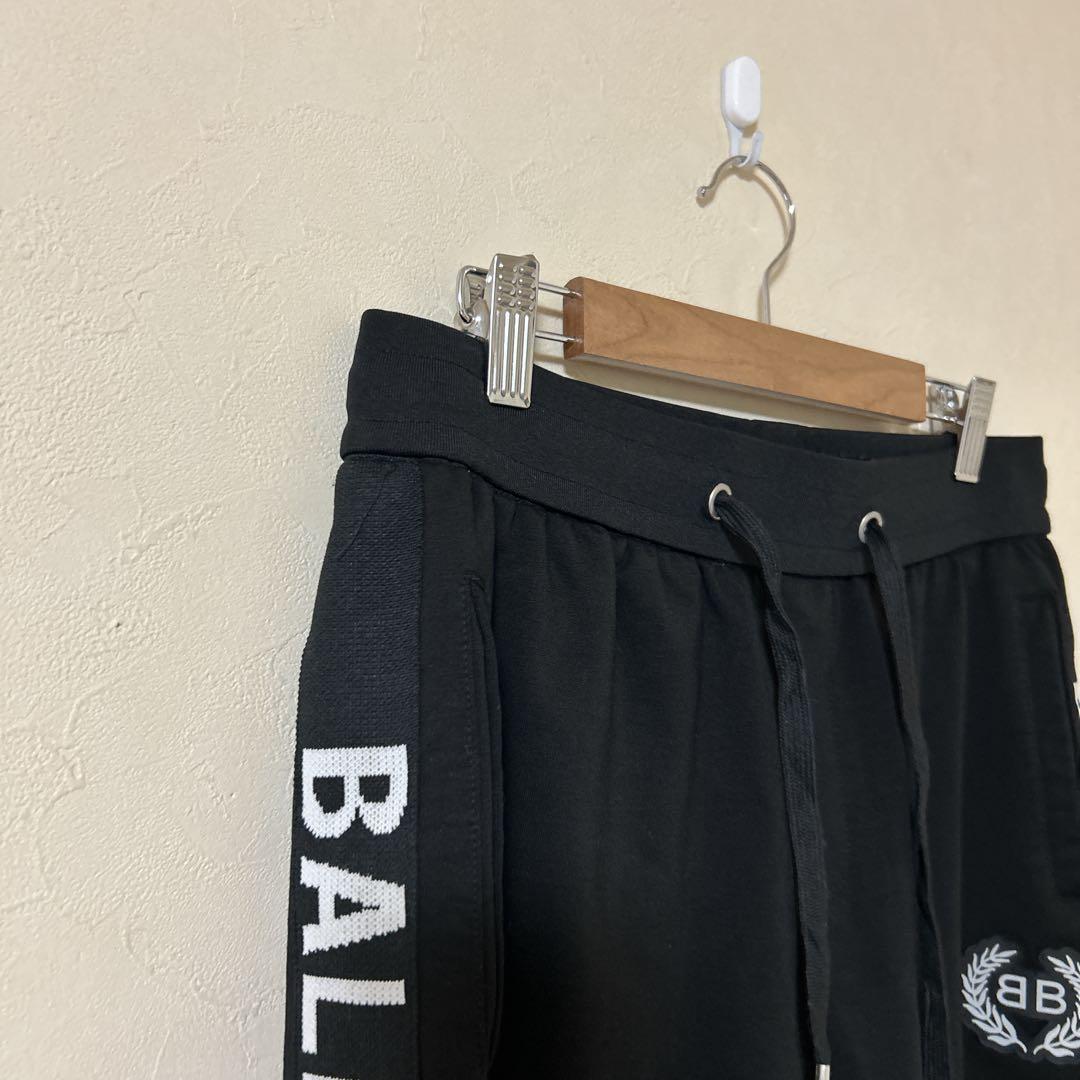 BALENCIAGA バレンシアガ BBロゴ スウェットショートパンツ L 黒