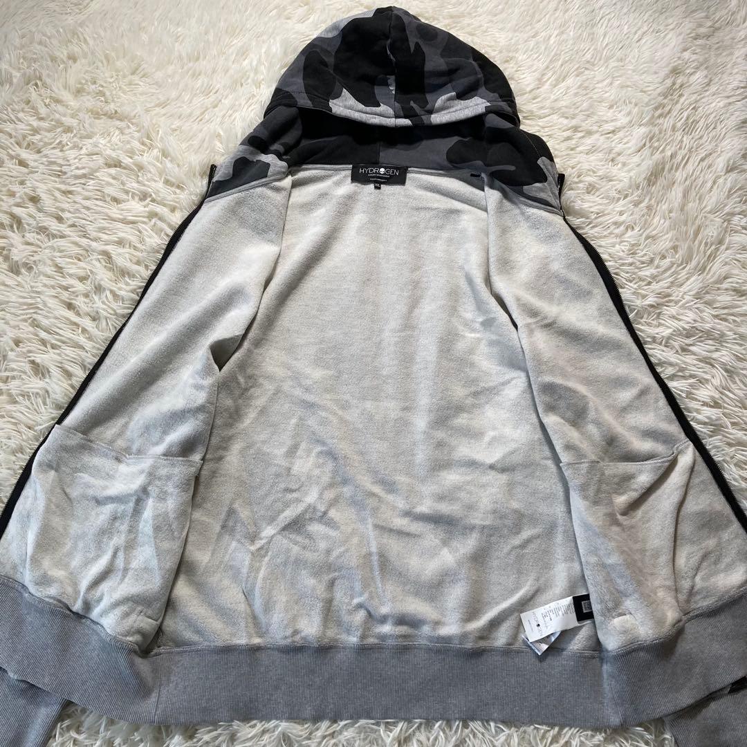 極美品 ハイドロゲン カモフラ スウェットセットアップ スカル 2XL