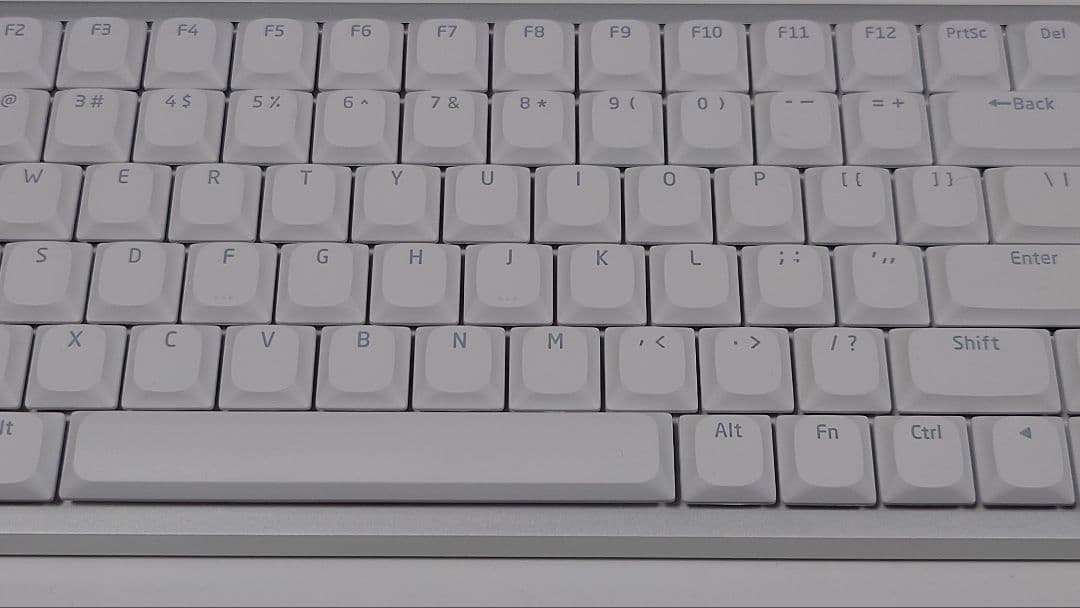 【特別限定カスタム】LOFREE FLOW2シルバー★100キー★超ロープロ仕様