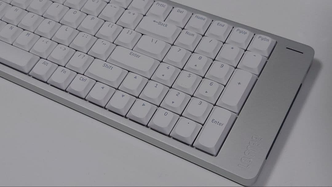 【特別限定カスタム】LOFREE FLOW2シルバー★100キー★超ロープロ仕様