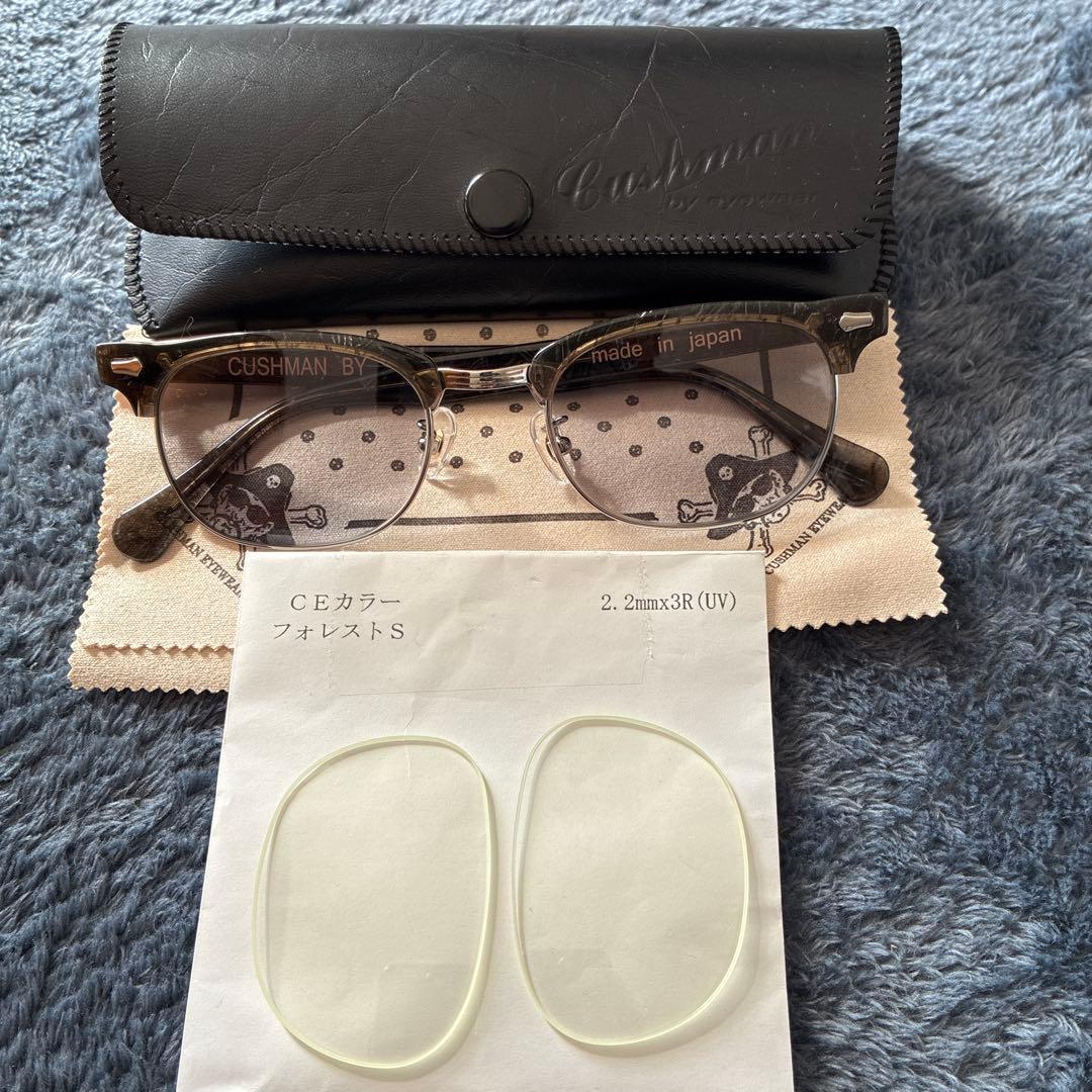 クッシュマンCUSHMAN サングラス 眼鏡　ロカビリー　50s眼鏡　美品