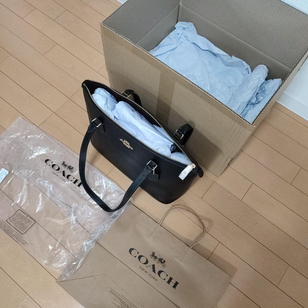 引っ越し前の特価！【美品】COACH ギャラリー トート コーチ ブラック