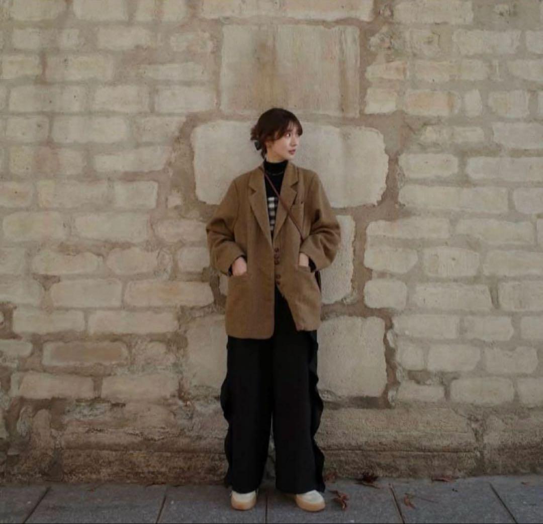 パンツ Eaphi RUFFLE ASYMMETRY PANTS