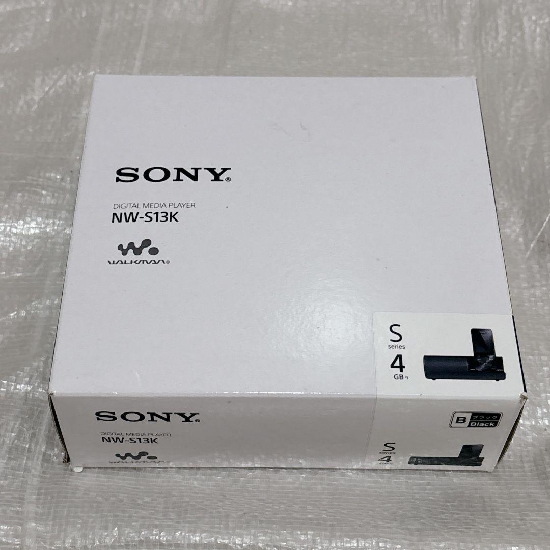 SONY NW-S13K デジタルオーディオプレーヤー 4GB ブラック