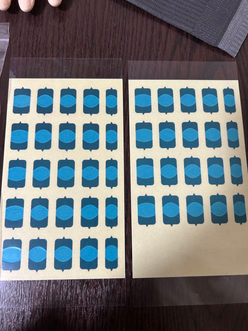 認定モデルハンド　本番用　骨折無し　専用チップ、キューティクルシールセット