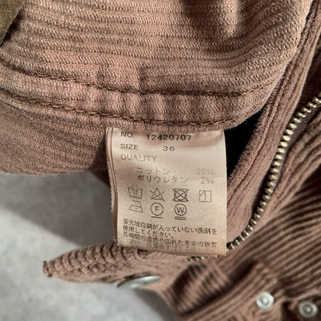 TODAYFUL コーデュロイ ストレートパンツ ブラウン 36