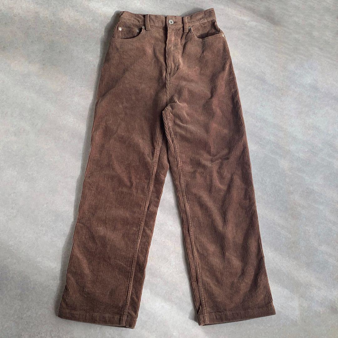 TODAYFUL コーデュロイ ストレートパンツ ブラウン 36