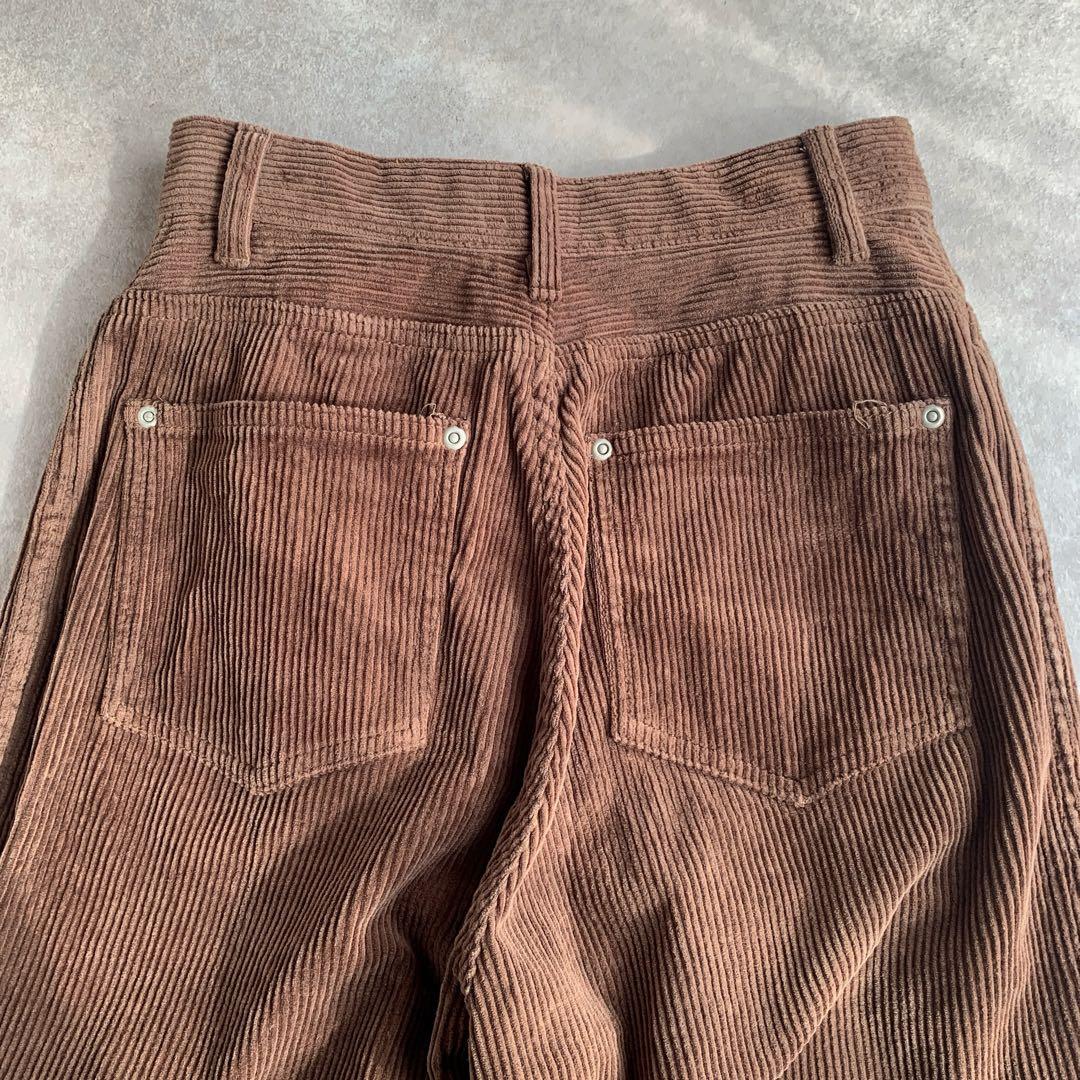 TODAYFUL コーデュロイ ストレートパンツ ブラウン 36