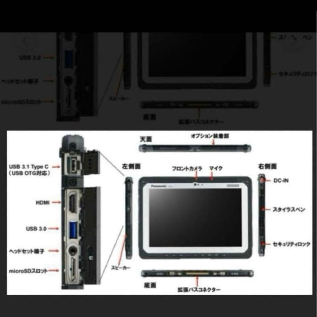 Panasonic TOUGHPADAndroidのタブレット、FZ-A2