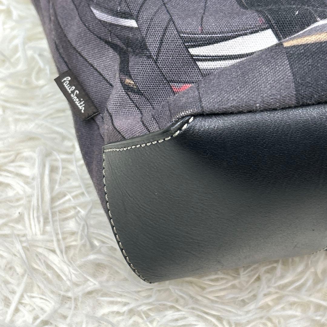 ポールスミス ショルダーバッグ自転車柄 A4対応 斜め掛けOK 保管袋付き