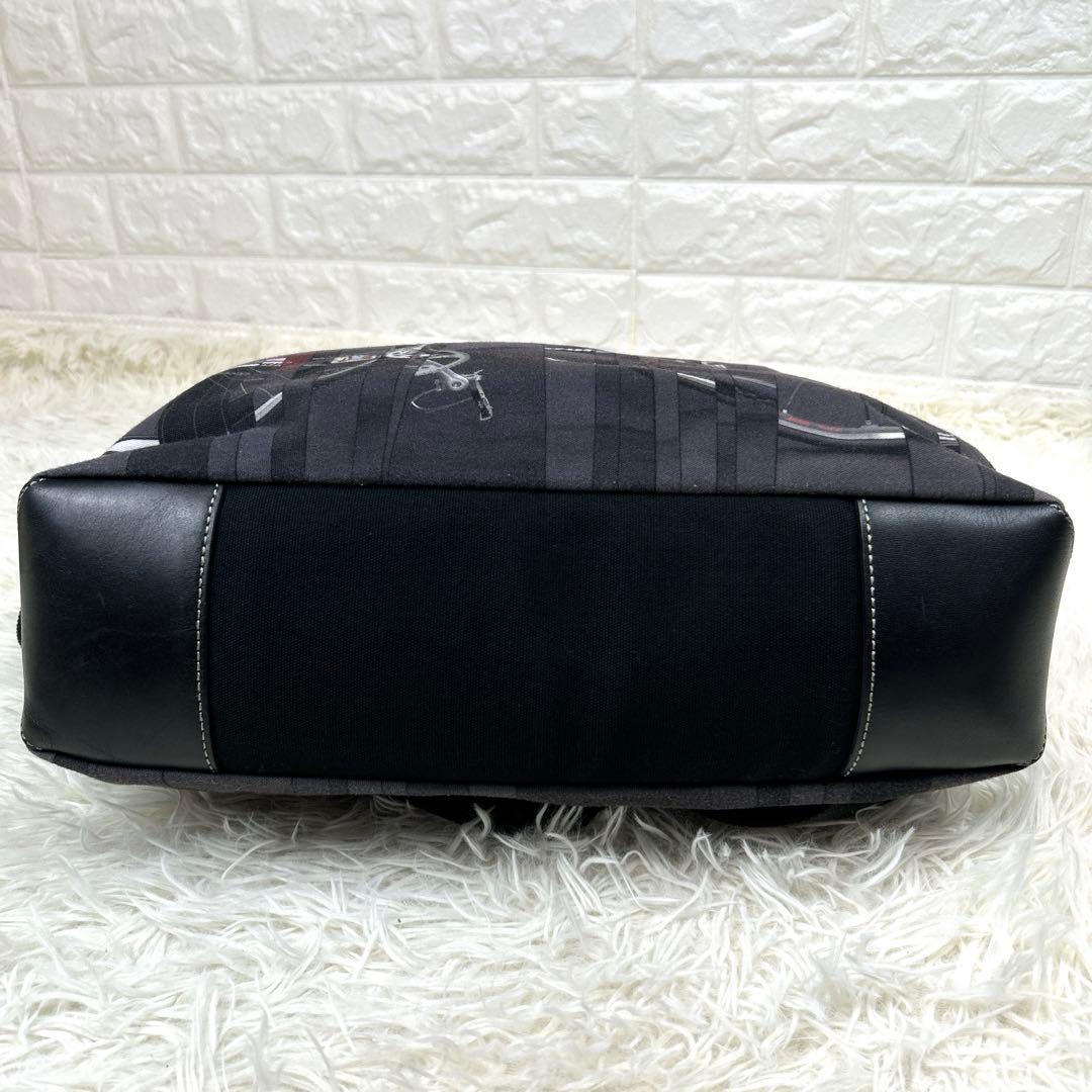 ポールスミス ショルダーバッグ自転車柄 A4対応 斜め掛けOK 保管袋付き