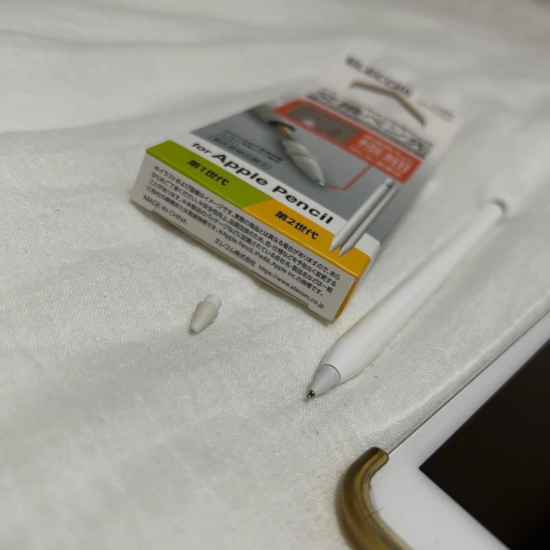 iPad本体 ホワイト + Apple Pencil用ペン先