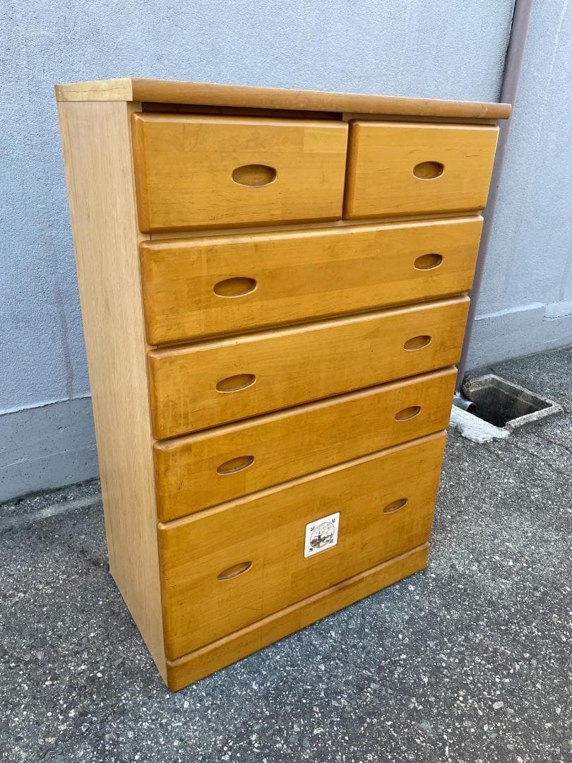 ★状態〇 昭和レトロ 古家具 箪笥 123x80x45cm タンス 家具 木製