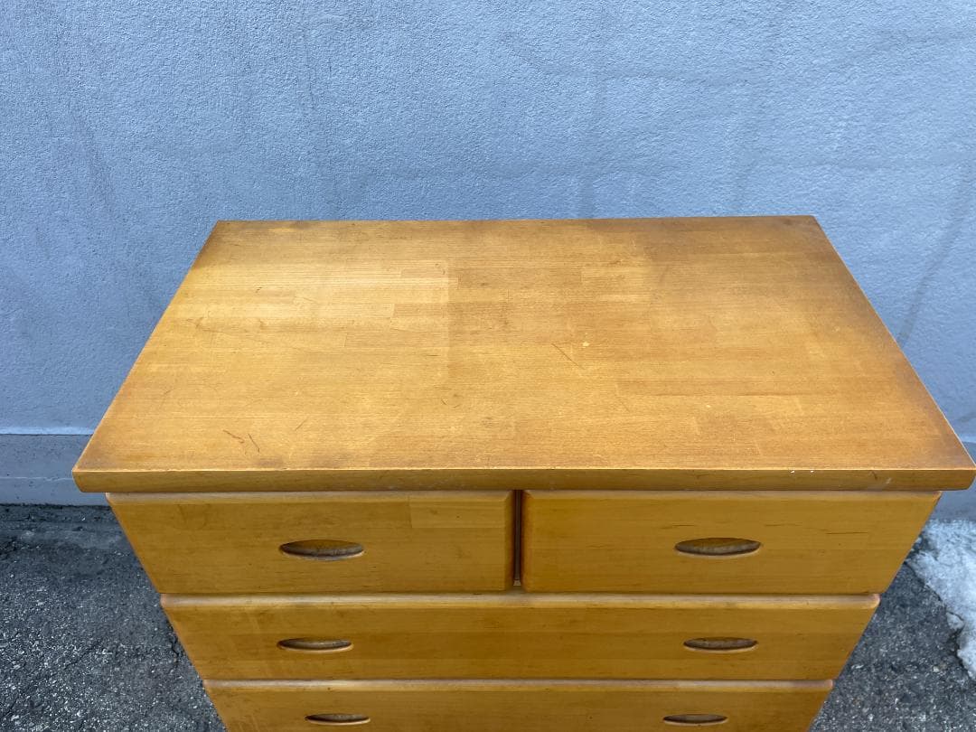 ★状態〇 昭和レトロ 古家具 箪笥 123x80x45cm タンス 家具 木製