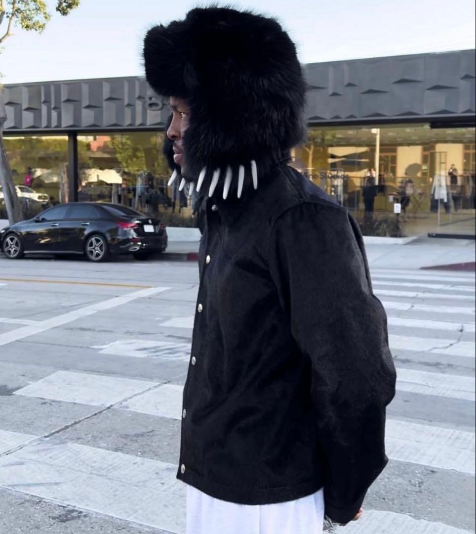 未使用　BRAVESTSTUDIOS BEAR CLAW HAT (BLACK)