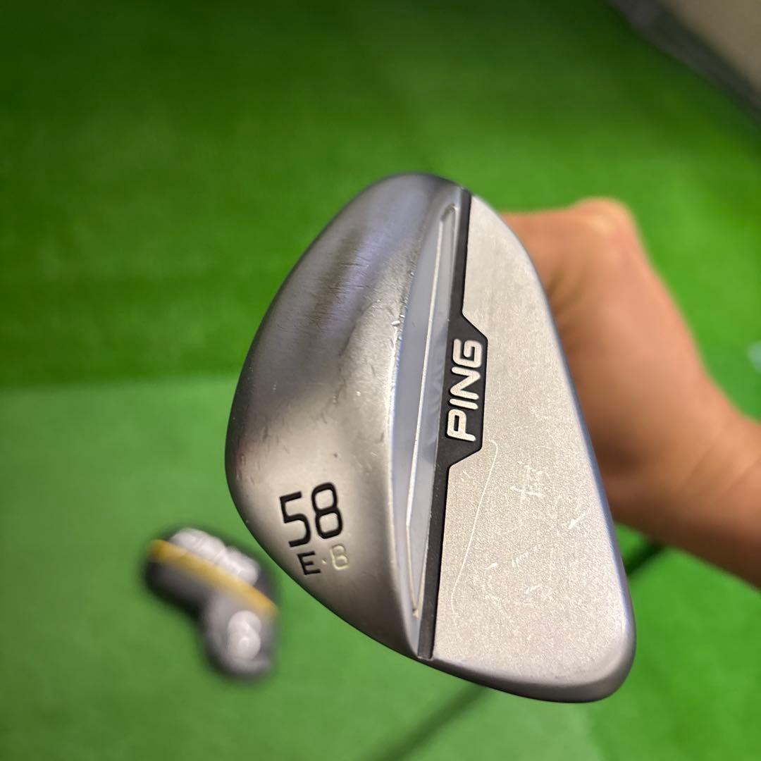 限定割引！PING ウェッジ S159 58°モーダス115R 右打 カバー有