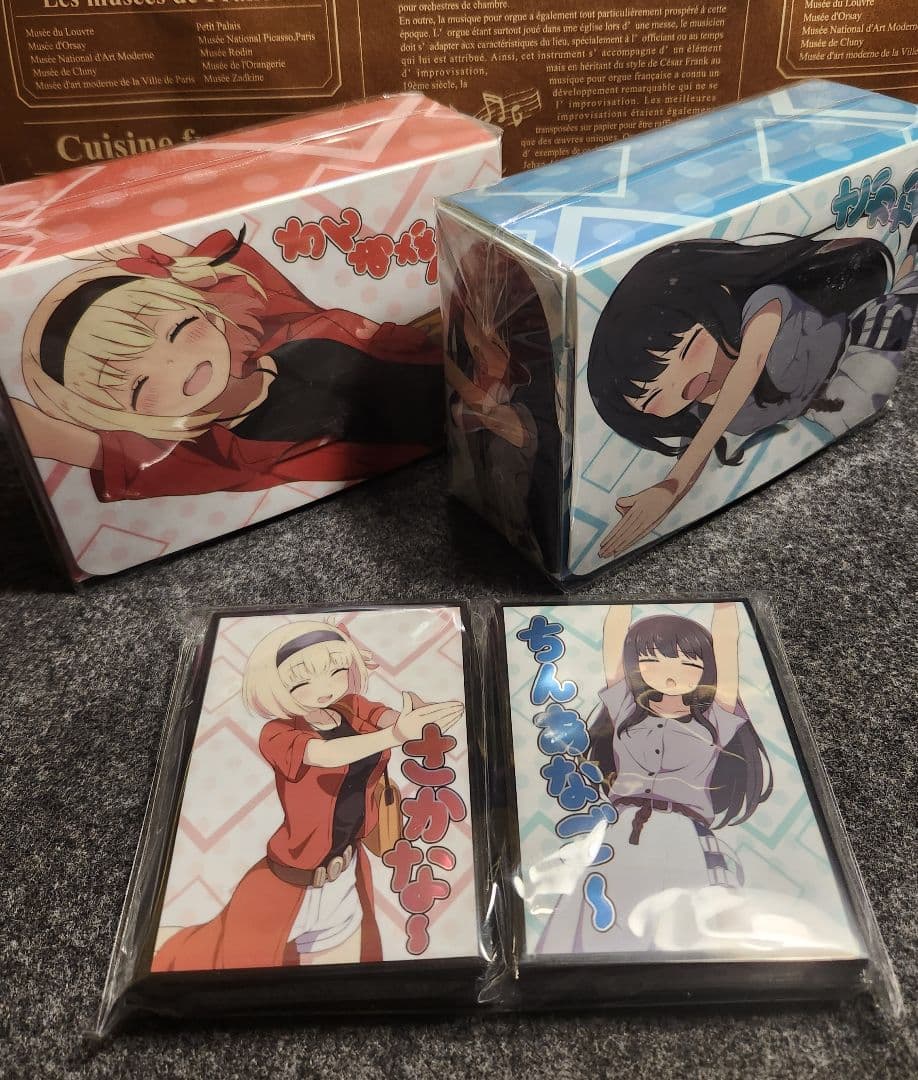 リコリスリコイル　スリーブ2種＆デッキケース2種セット　錦木千束　井ノ上たきな