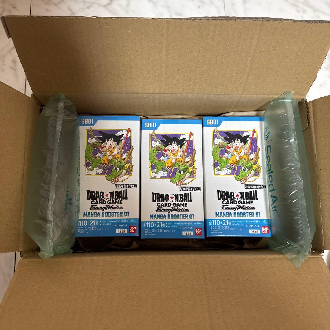 ドラゴンボールフュージョンワールド「MANGA BOOSTER 01」テープ付き