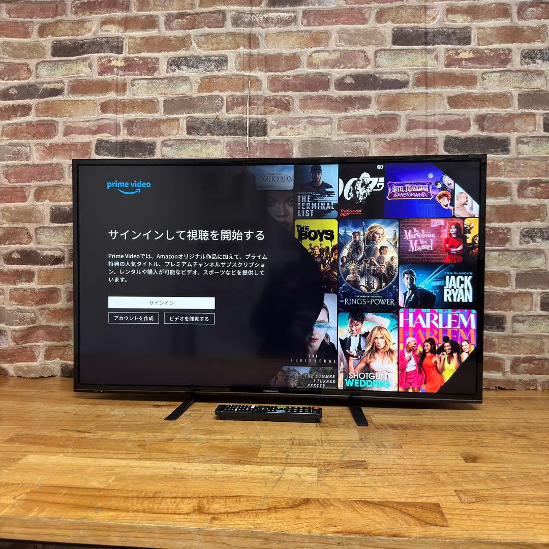 パナソニック 43V型 4K 液晶テレビVIERA TH-43FX600