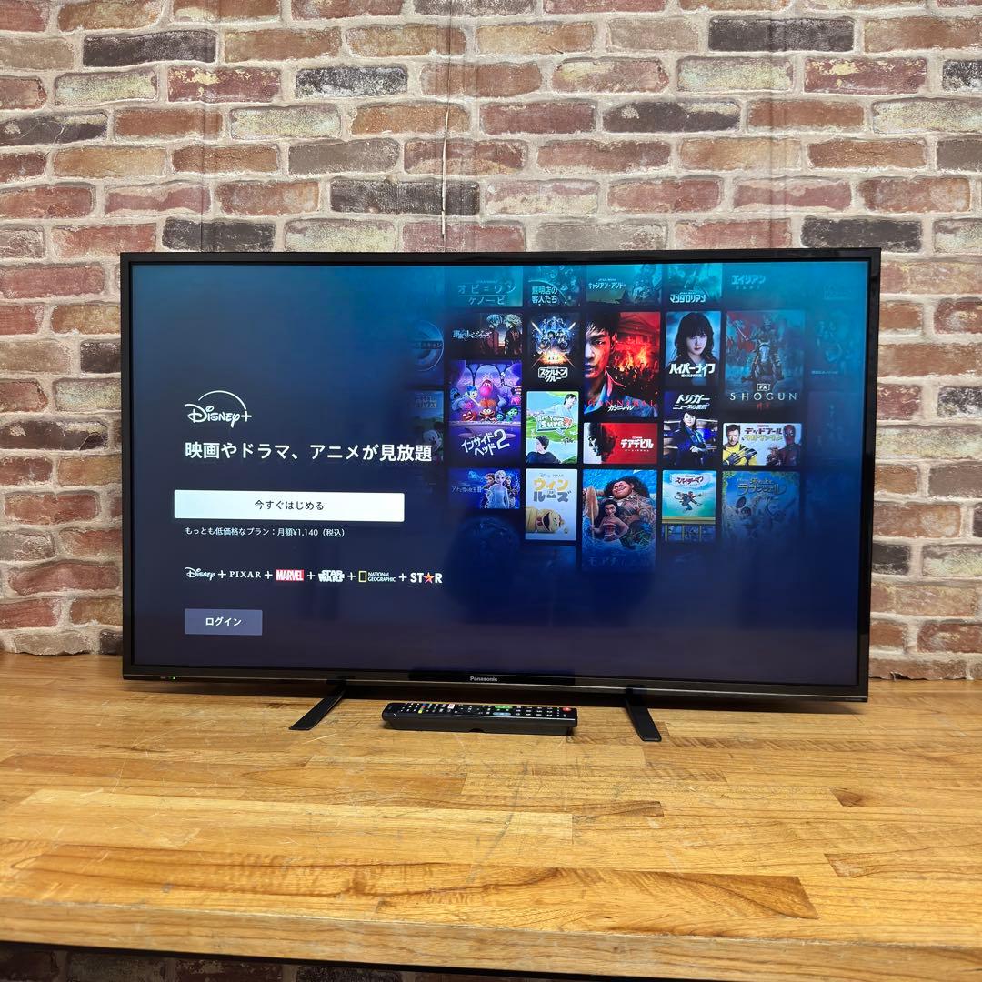 パナソニック 43V型 4K 液晶テレビVIERA TH-43FX600