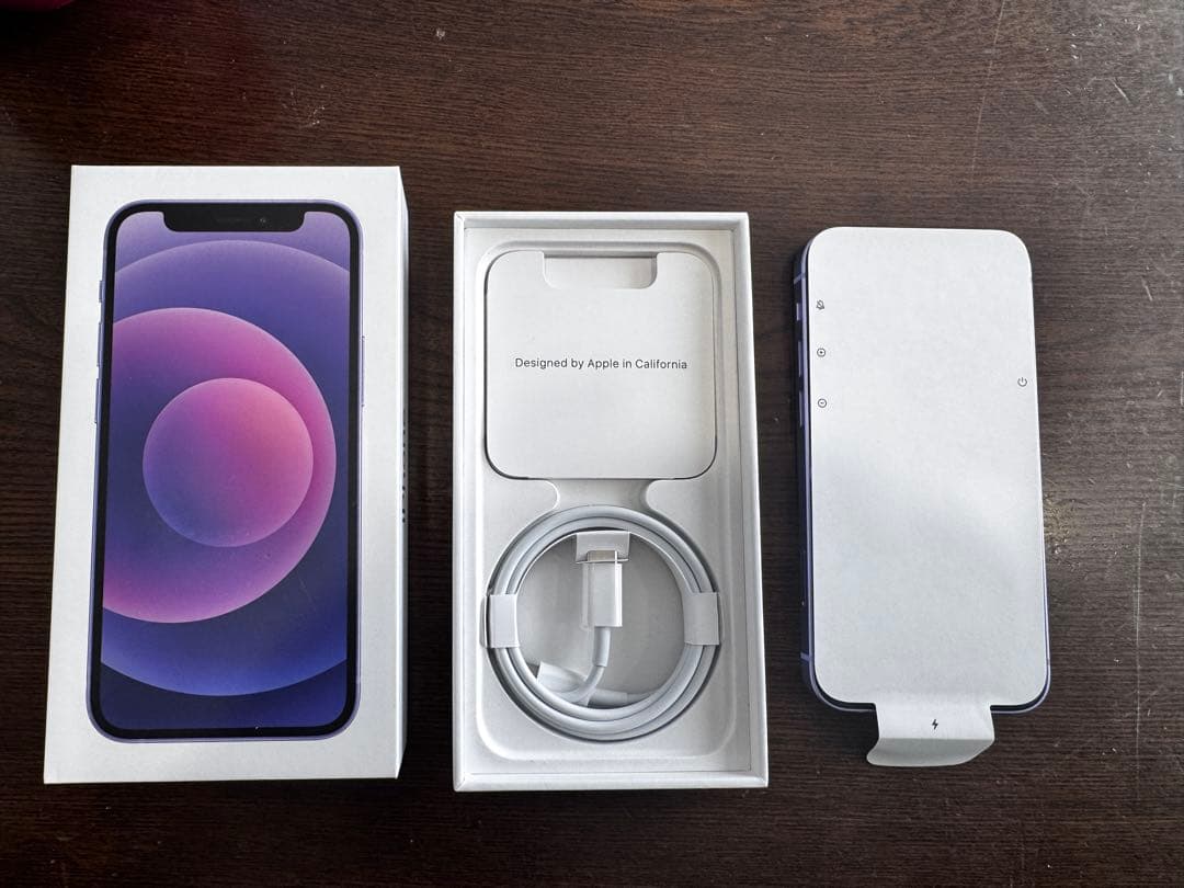 【ジャンク品】Apple iPhone 12mini 128G パープル本体