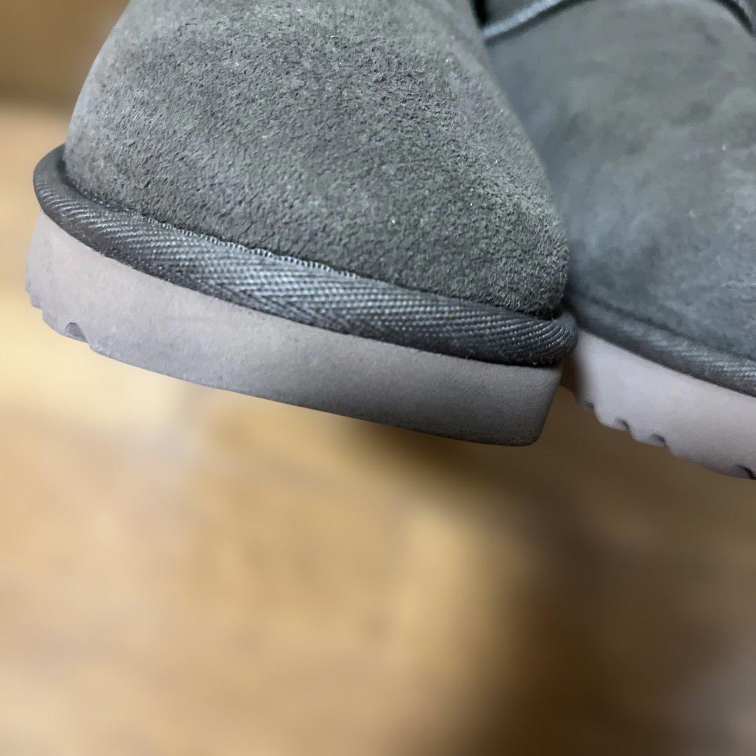 ヒマワリ様 UGG ムートンブーツ カーキ 25センチ リボン アグ