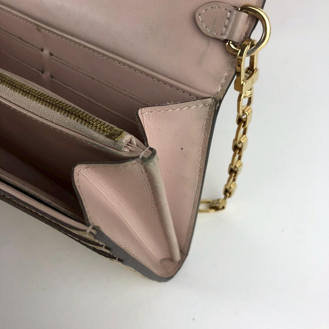 LOUIS VUITTON ルイヴィトン ヴェルニ チェーンウォレット 長財布
