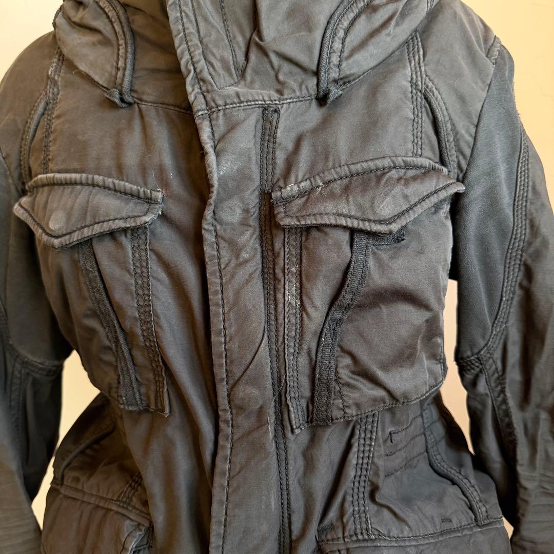 goa ミリタリージャケット archive 00s' ギミック　vintage