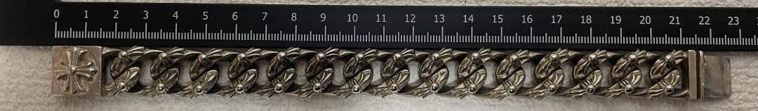 シルバー ブレスレット ゴツイ　925　 約23cm 03c03