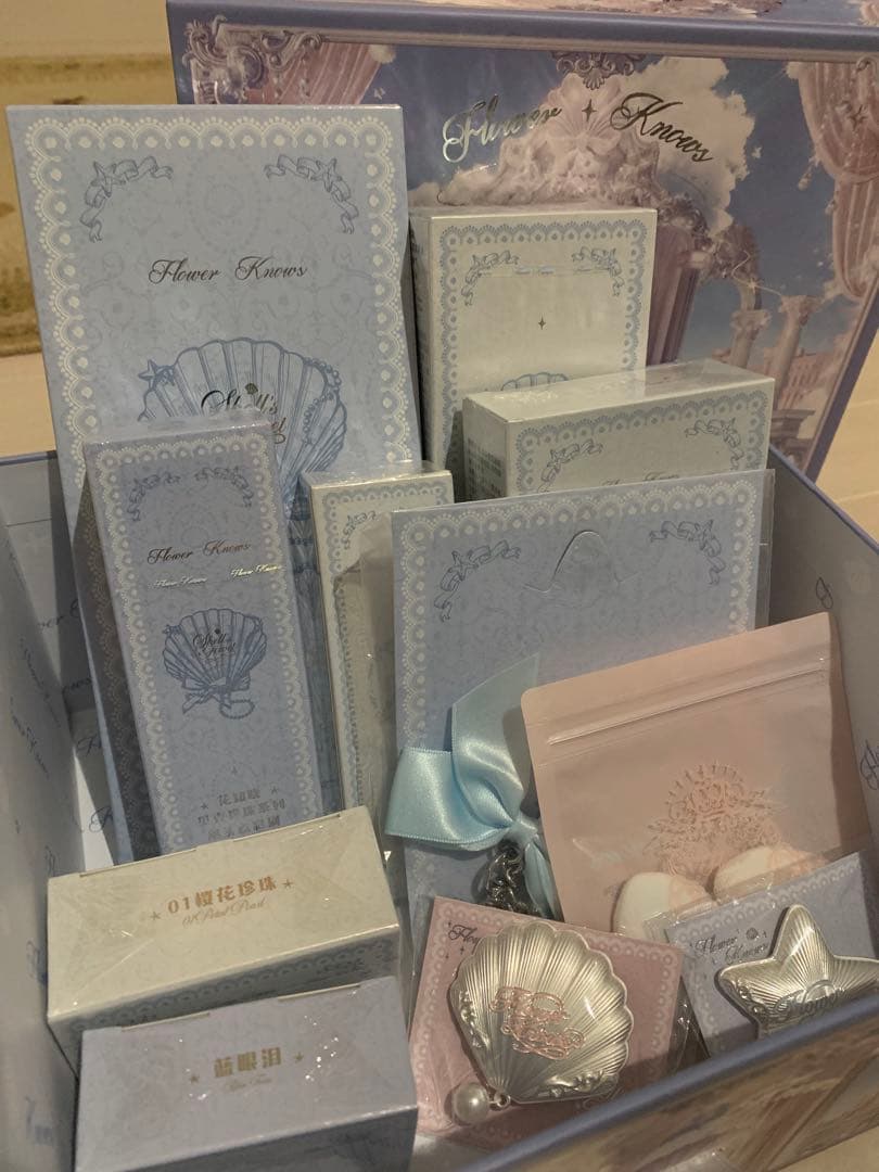 本日限定　フラワーノーズシェルズジュエル豪華12点ボックス＋限定バッグ付き‼