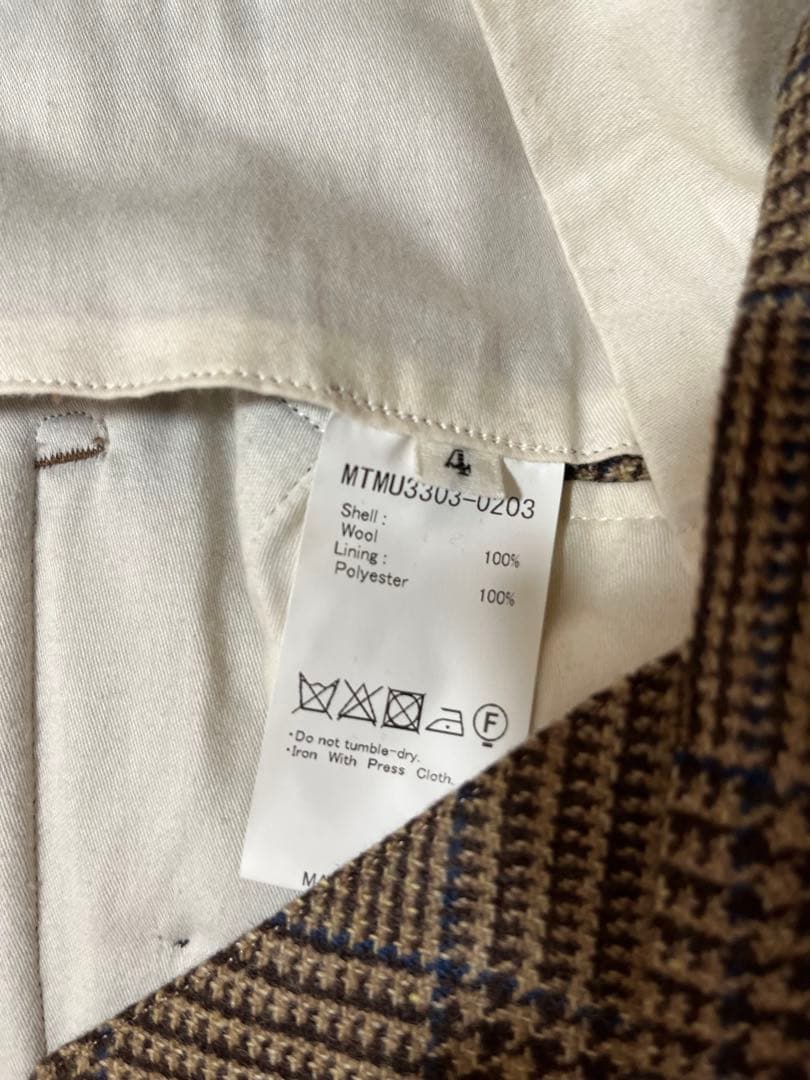 【極美品】MAATEE & SONS Ex.COOPER トラウザーズ