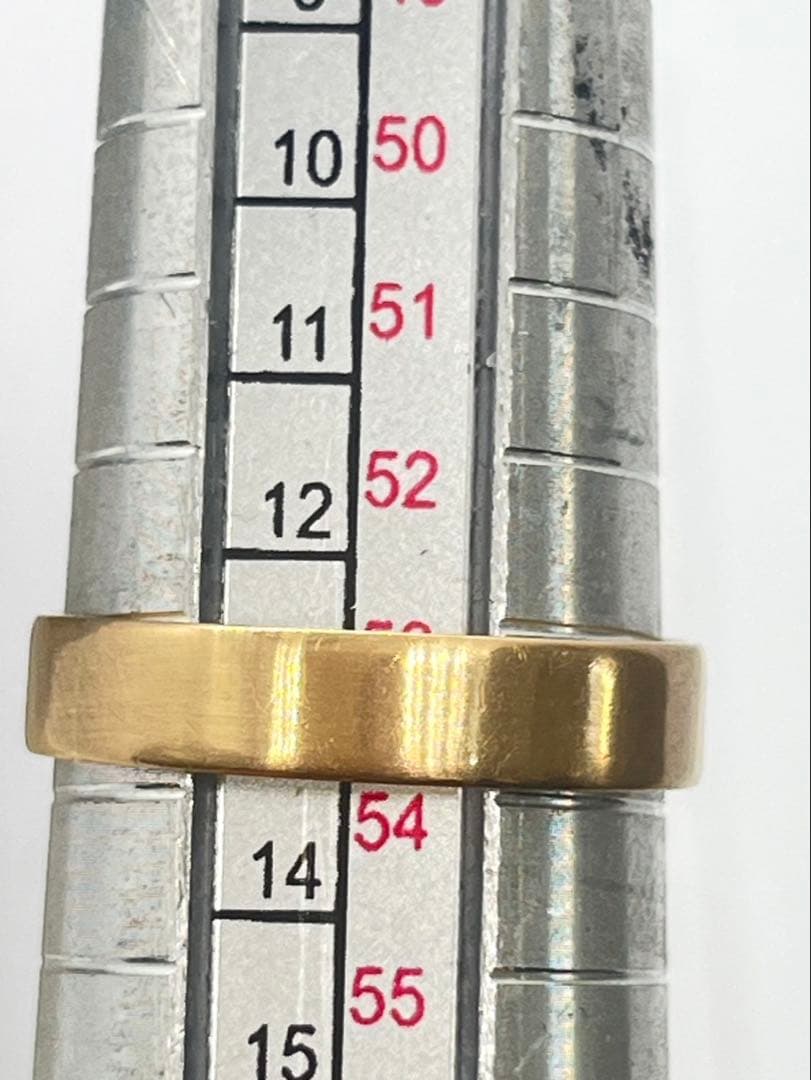 K18 平打ちリング 2.57g指輪 リング 刻印あり K18刻印