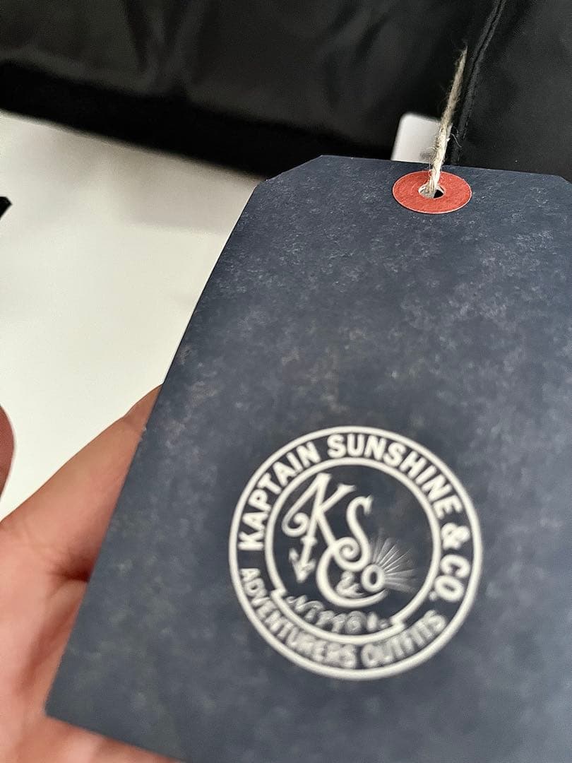 KAPTAIN SUNSHINE ブラックダウンジャケット 38