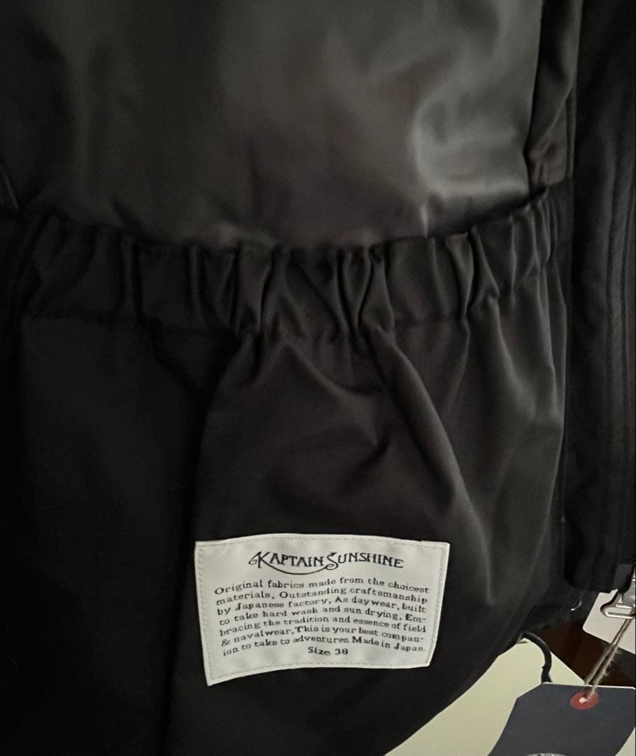 KAPTAIN SUNSHINE ブラックダウンジャケット 38